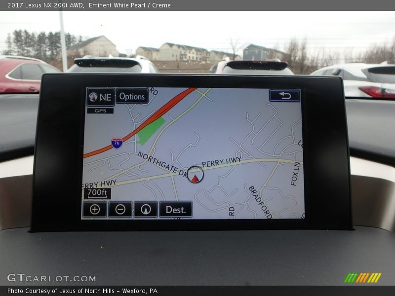 Eminent White Pearl / Creme 2017 Lexus NX 200t AWD