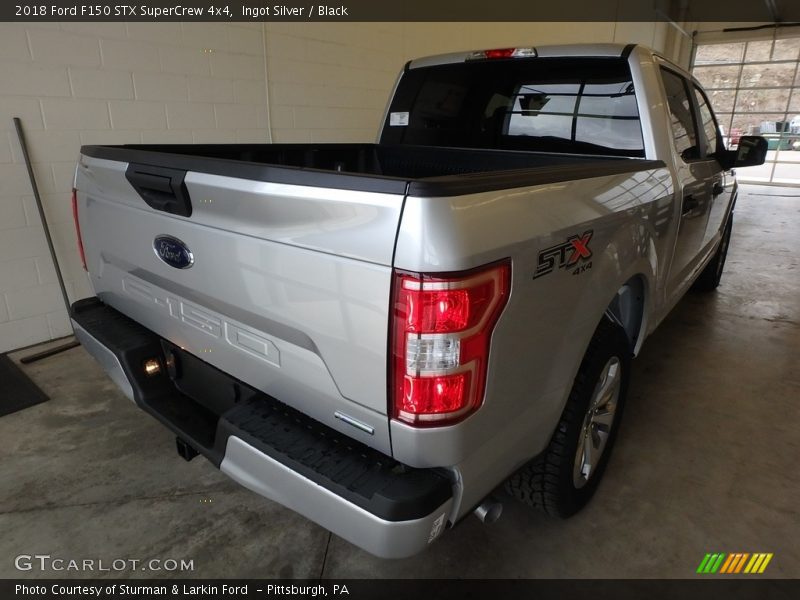 Ingot Silver / Black 2018 Ford F150 STX SuperCrew 4x4