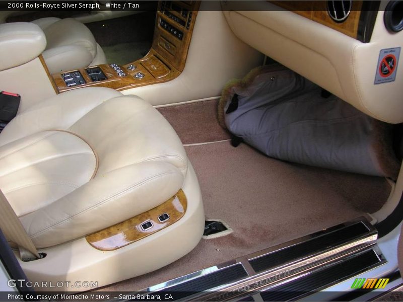 White / Tan 2000 Rolls-Royce Silver Seraph