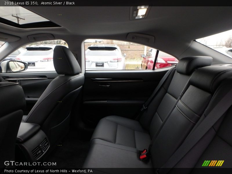 Atomic Silver / Black 2018 Lexus ES 350