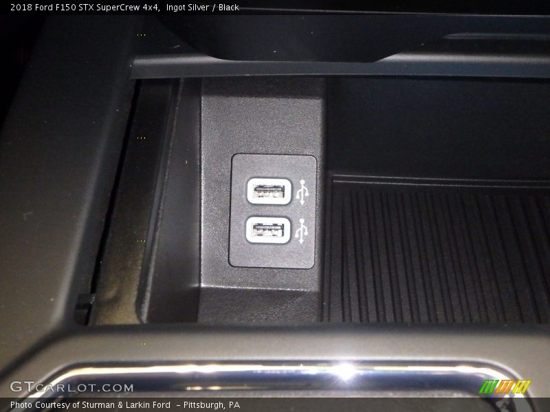 Ingot Silver / Black 2018 Ford F150 STX SuperCrew 4x4