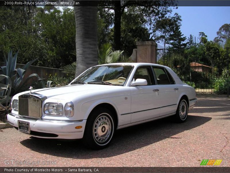 White / Tan 2000 Rolls-Royce Silver Seraph