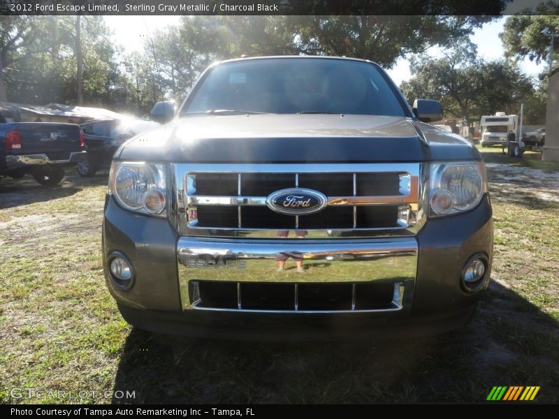 Sterling Gray Metallic / Charcoal Black 2012 Ford Escape Limited