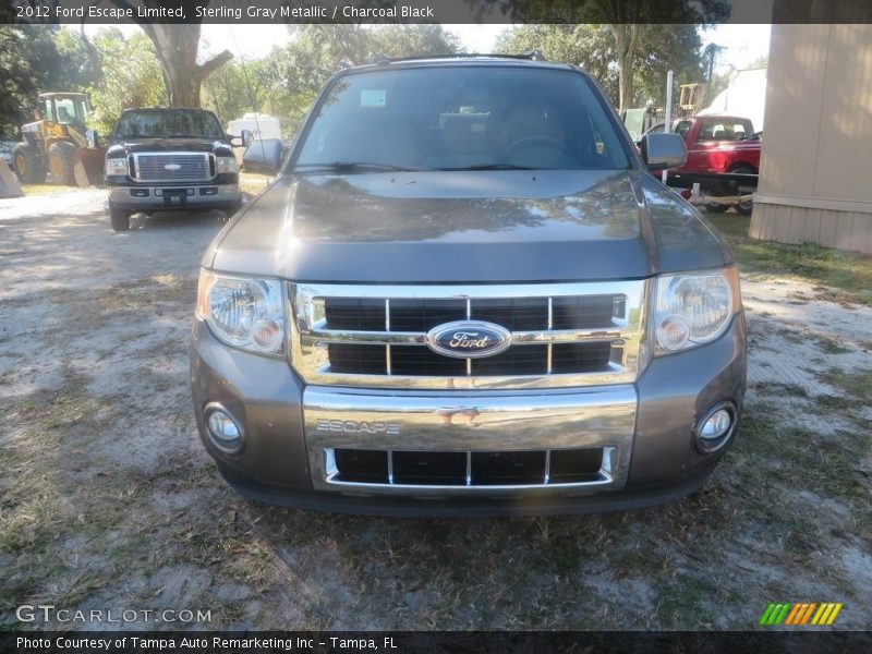 Sterling Gray Metallic / Charcoal Black 2012 Ford Escape Limited