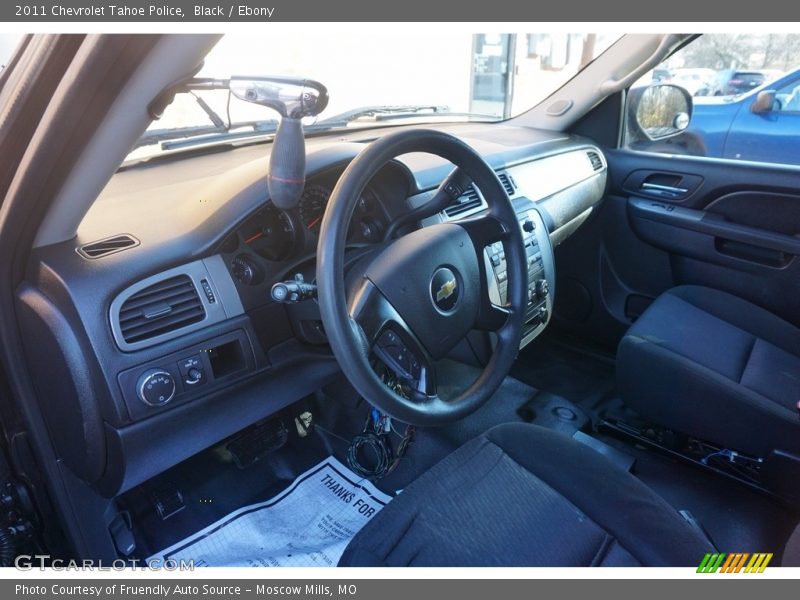 Black / Ebony 2011 Chevrolet Tahoe Police