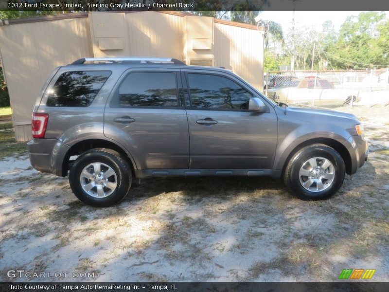 Sterling Gray Metallic / Charcoal Black 2012 Ford Escape Limited