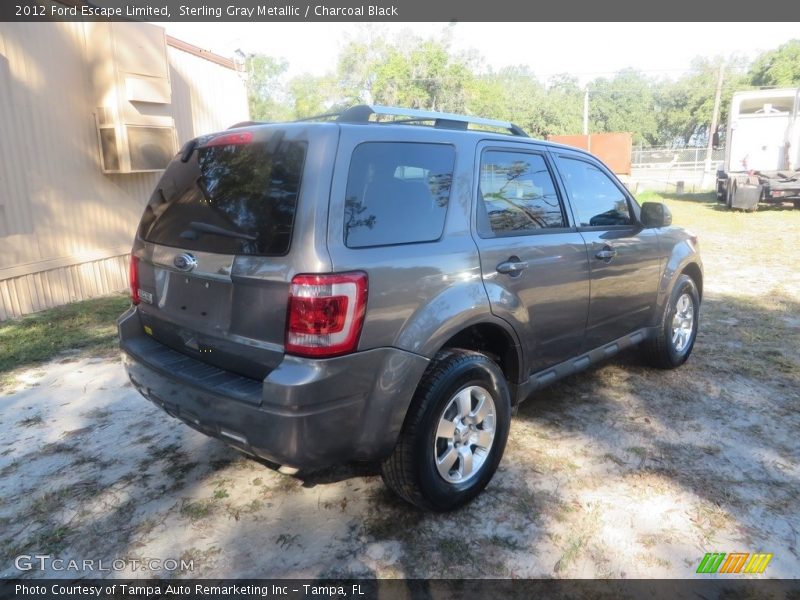 Sterling Gray Metallic / Charcoal Black 2012 Ford Escape Limited
