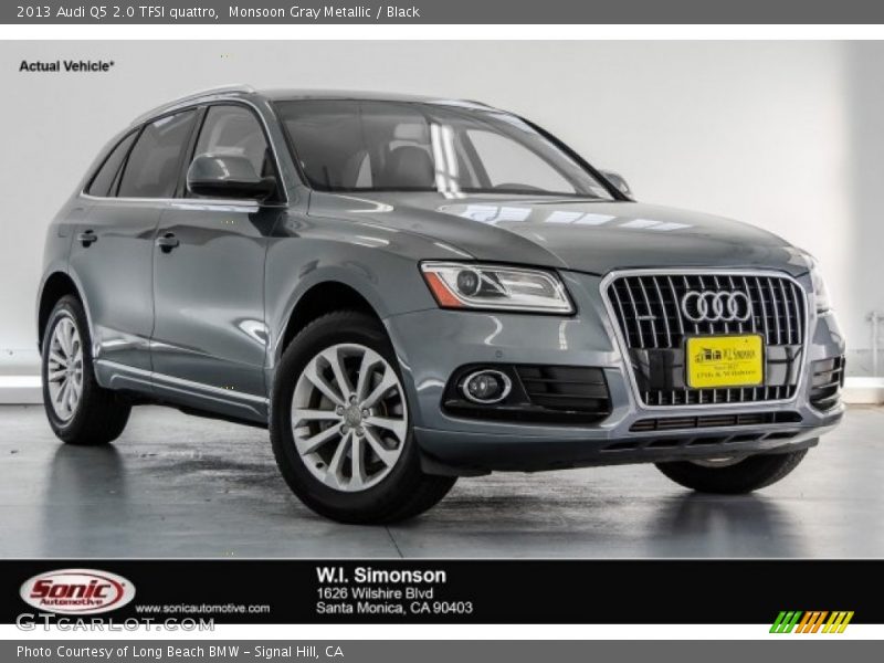 Monsoon Gray Metallic / Black 2013 Audi Q5 2.0 TFSI quattro