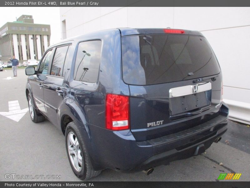 Bali Blue Pearl / Gray 2012 Honda Pilot EX-L 4WD