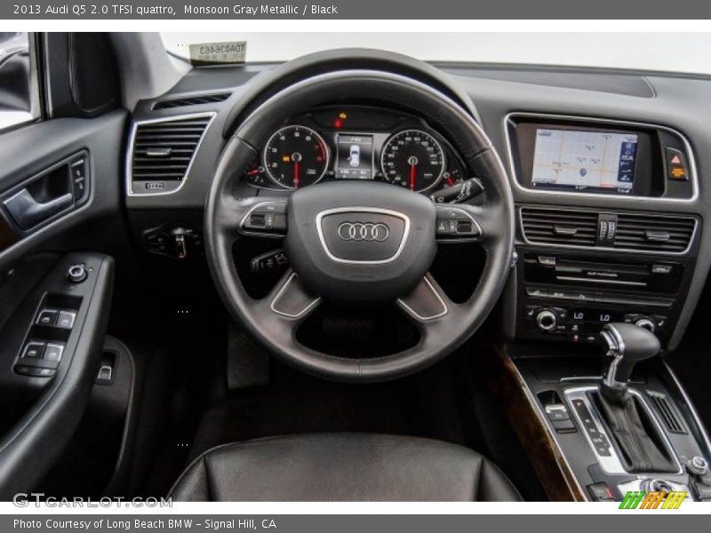 Monsoon Gray Metallic / Black 2013 Audi Q5 2.0 TFSI quattro