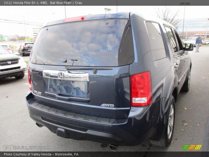 Bali Blue Pearl / Gray 2012 Honda Pilot EX-L 4WD