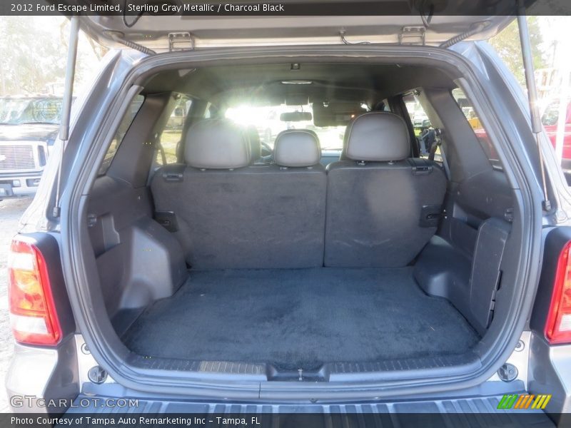 Sterling Gray Metallic / Charcoal Black 2012 Ford Escape Limited