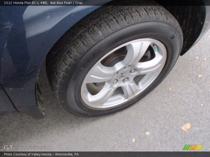 Bali Blue Pearl / Gray 2012 Honda Pilot EX-L 4WD