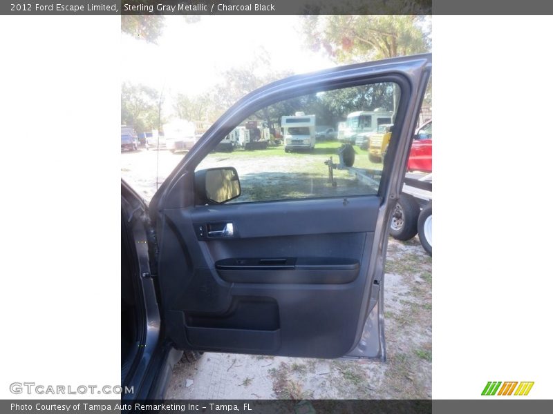 Sterling Gray Metallic / Charcoal Black 2012 Ford Escape Limited