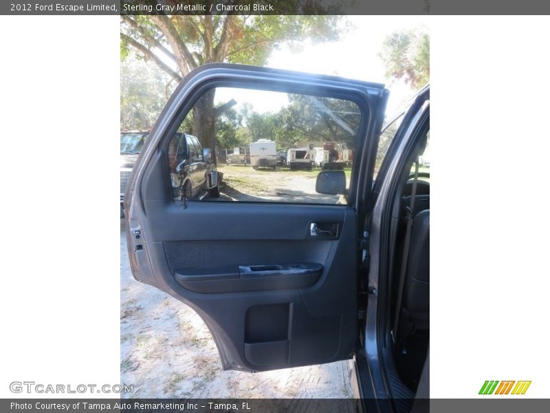 Sterling Gray Metallic / Charcoal Black 2012 Ford Escape Limited
