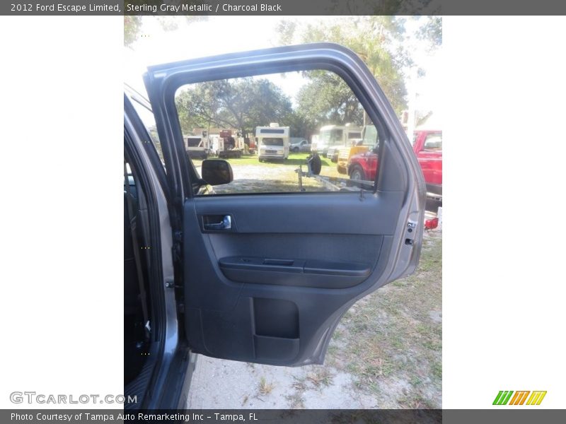 Sterling Gray Metallic / Charcoal Black 2012 Ford Escape Limited