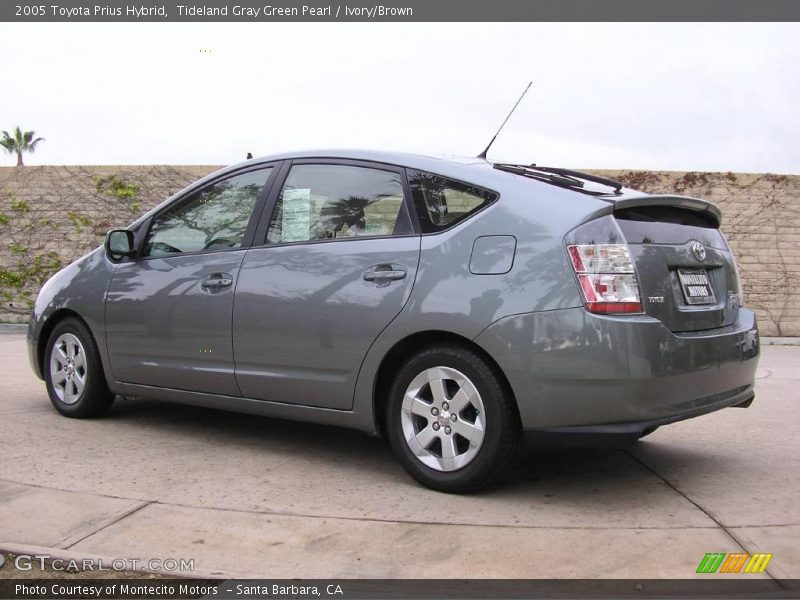 Tideland Gray Green Pearl / Ivory/Brown 2005 Toyota Prius Hybrid