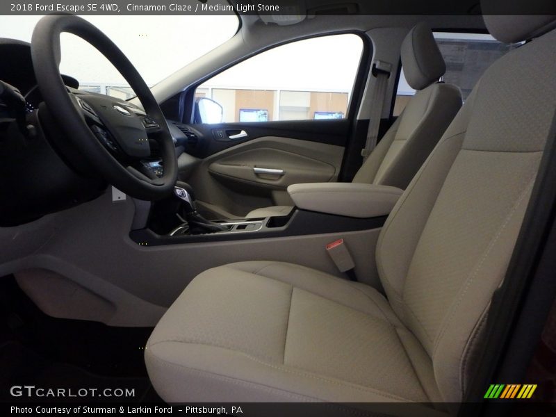 Cinnamon Glaze / Medium Light Stone 2018 Ford Escape SE 4WD