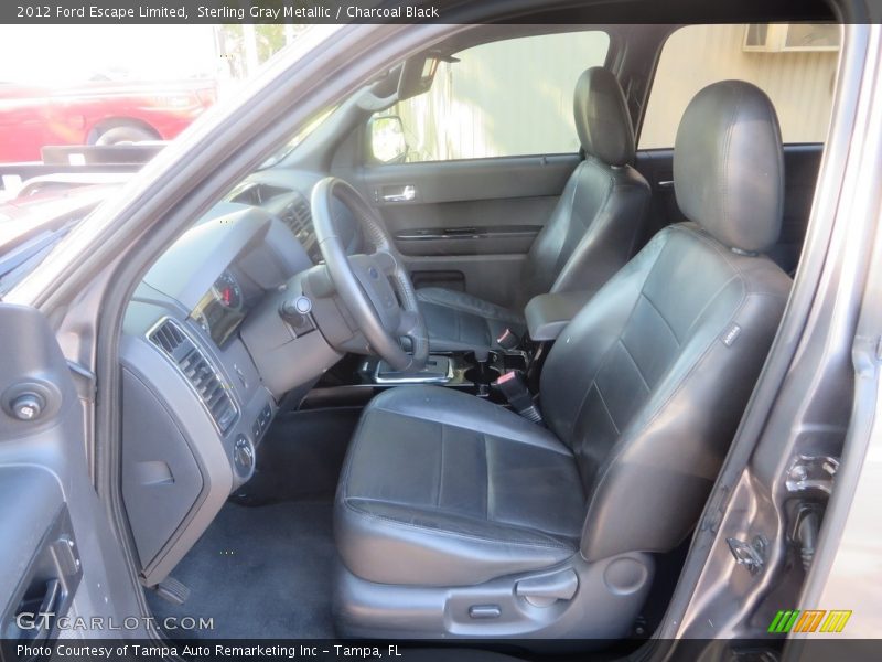 Sterling Gray Metallic / Charcoal Black 2012 Ford Escape Limited