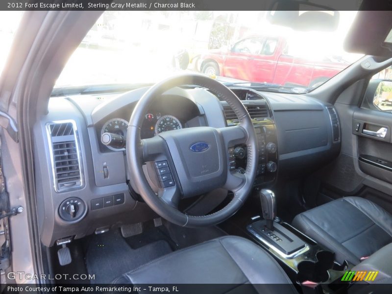 Sterling Gray Metallic / Charcoal Black 2012 Ford Escape Limited