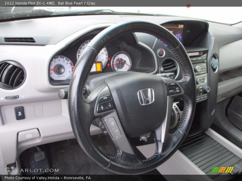 Bali Blue Pearl / Gray 2012 Honda Pilot EX-L 4WD