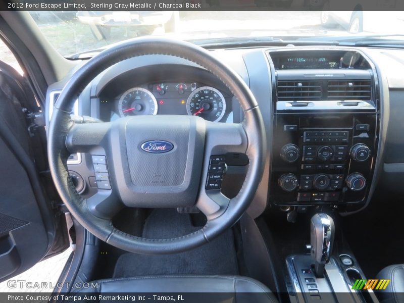 Sterling Gray Metallic / Charcoal Black 2012 Ford Escape Limited