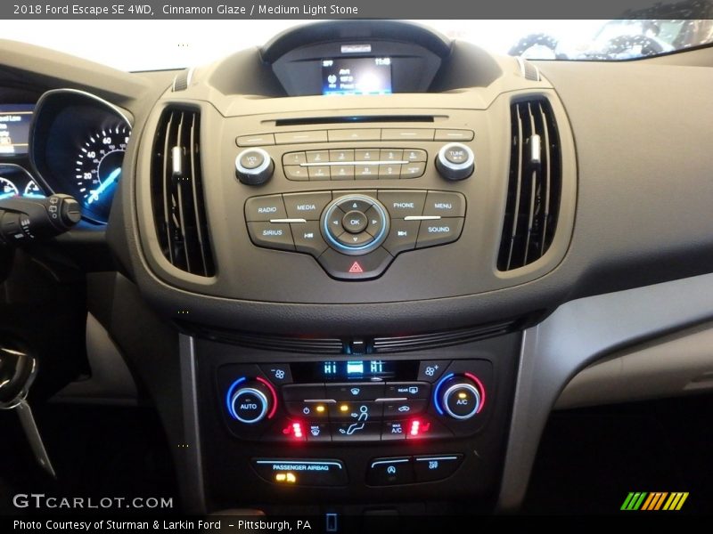 Cinnamon Glaze / Medium Light Stone 2018 Ford Escape SE 4WD