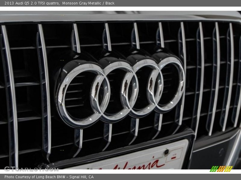 Monsoon Gray Metallic / Black 2013 Audi Q5 2.0 TFSI quattro