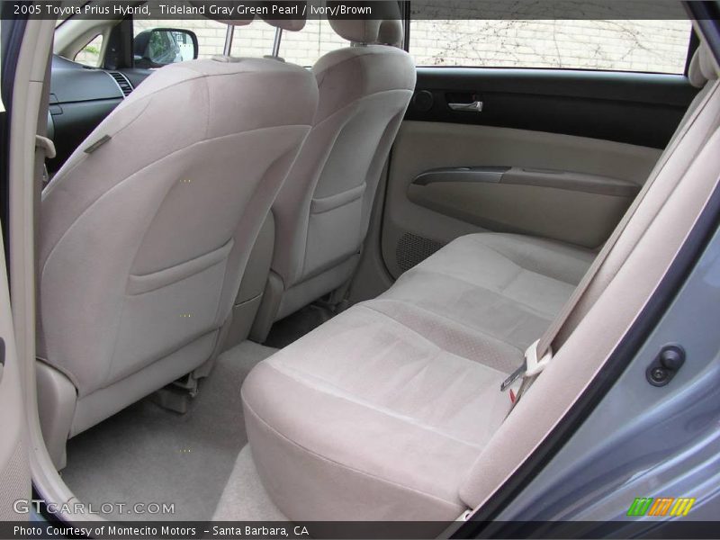 Tideland Gray Green Pearl / Ivory/Brown 2005 Toyota Prius Hybrid