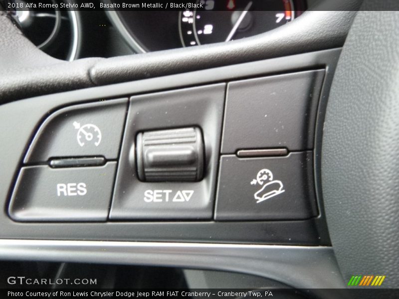 Basalto Brown Metallic / Black/Black 2018 Alfa Romeo Stelvio AWD