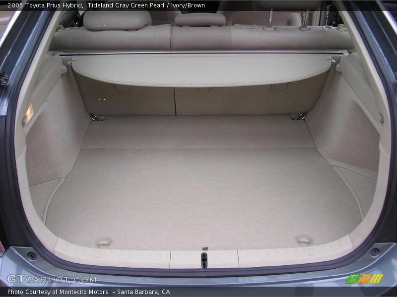 Tideland Gray Green Pearl / Ivory/Brown 2005 Toyota Prius Hybrid