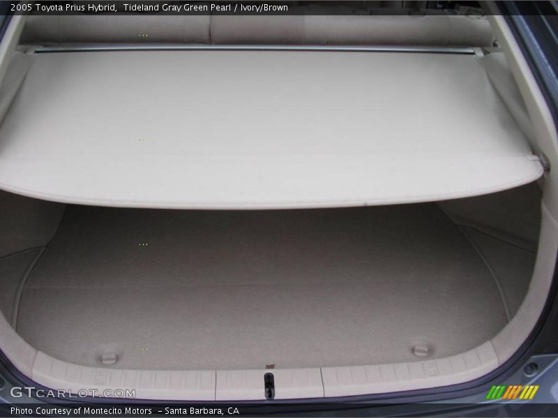 Tideland Gray Green Pearl / Ivory/Brown 2005 Toyota Prius Hybrid