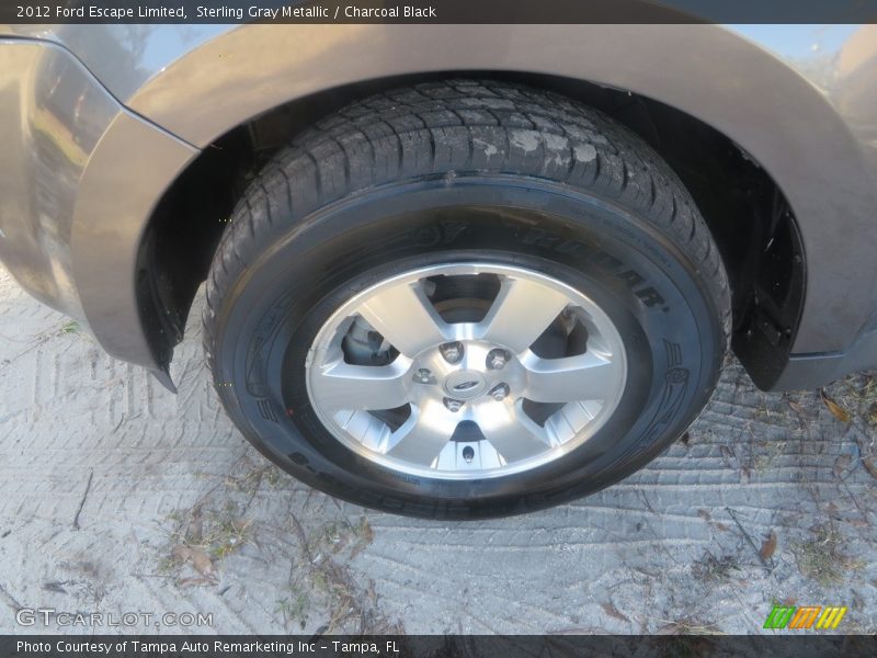 Sterling Gray Metallic / Charcoal Black 2012 Ford Escape Limited