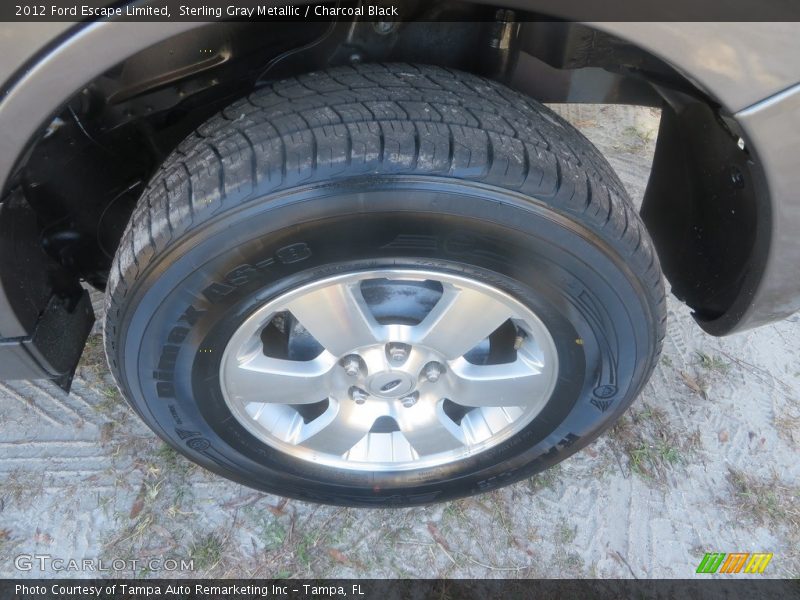 Sterling Gray Metallic / Charcoal Black 2012 Ford Escape Limited