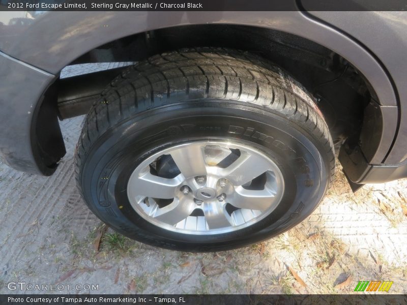 Sterling Gray Metallic / Charcoal Black 2012 Ford Escape Limited