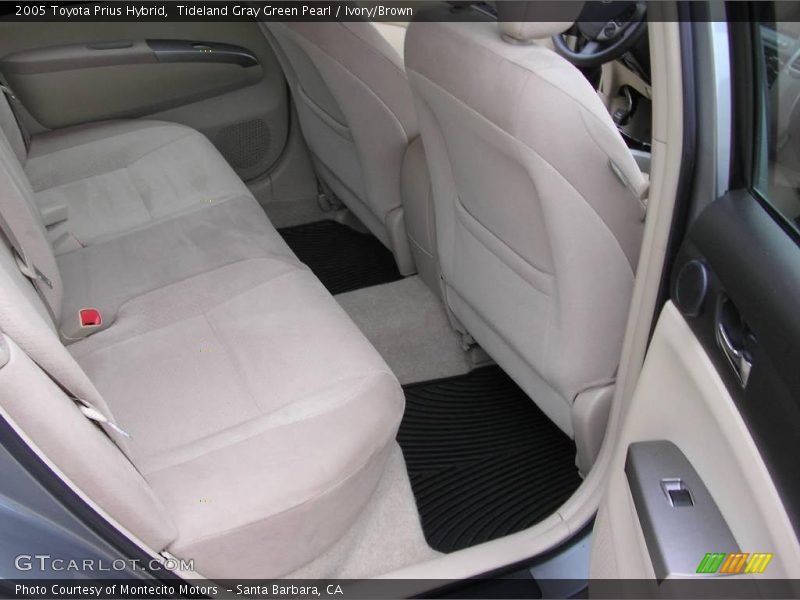 Tideland Gray Green Pearl / Ivory/Brown 2005 Toyota Prius Hybrid