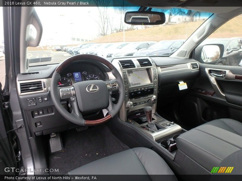 Nebula Gray Pearl / Black 2018 Lexus GX 460