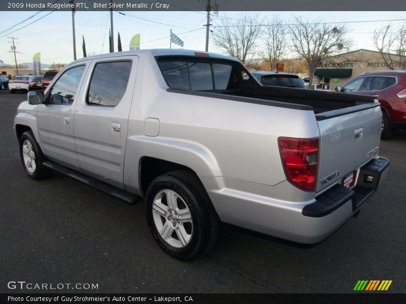Billet Silver Metallic / Gray 2009 Honda Ridgeline RTL