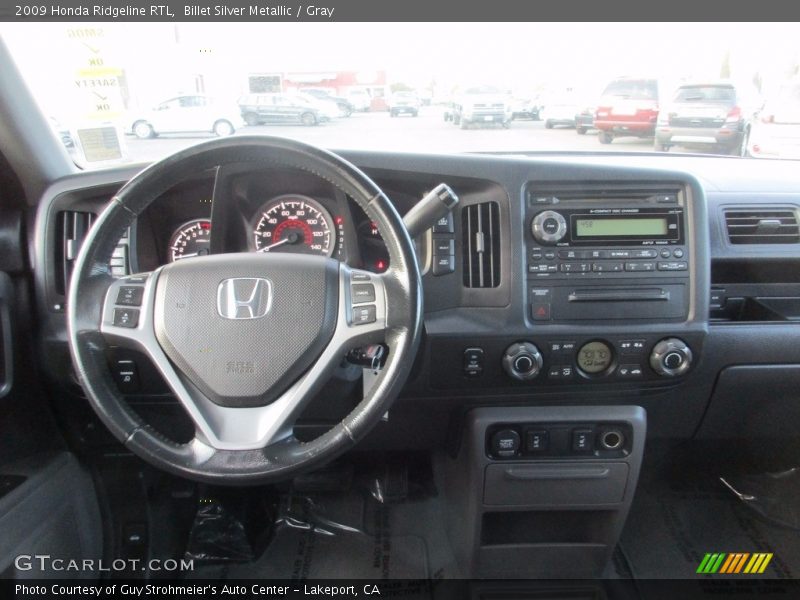 Billet Silver Metallic / Gray 2009 Honda Ridgeline RTL