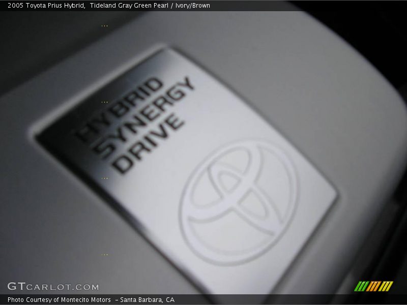 Tideland Gray Green Pearl / Ivory/Brown 2005 Toyota Prius Hybrid