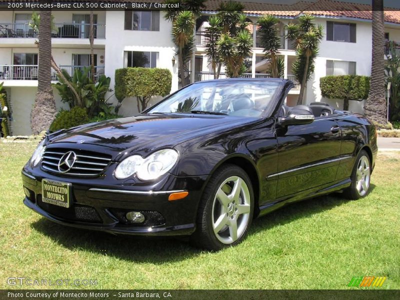 Black / Charcoal 2005 Mercedes-Benz CLK 500 Cabriolet