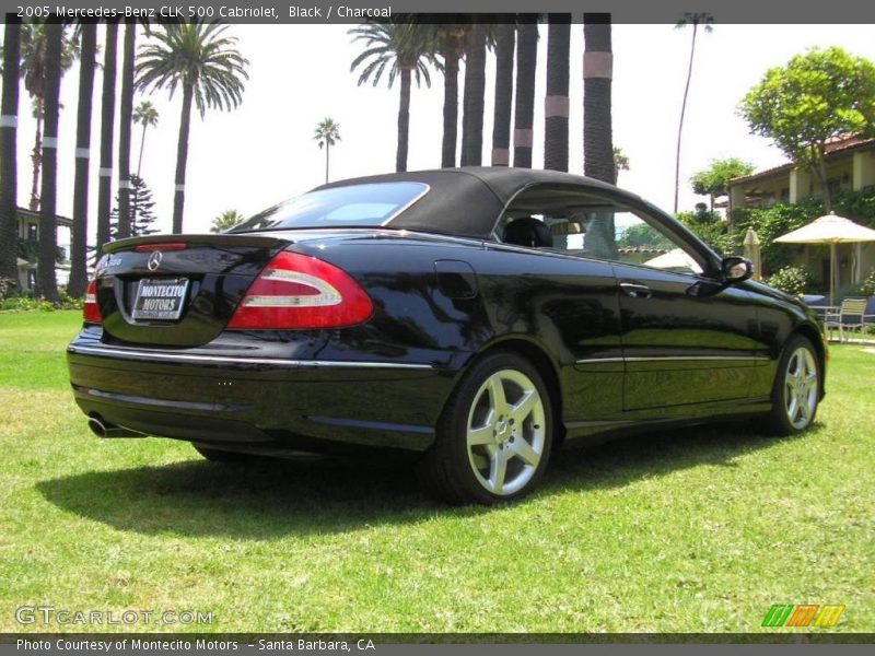 Black / Charcoal 2005 Mercedes-Benz CLK 500 Cabriolet