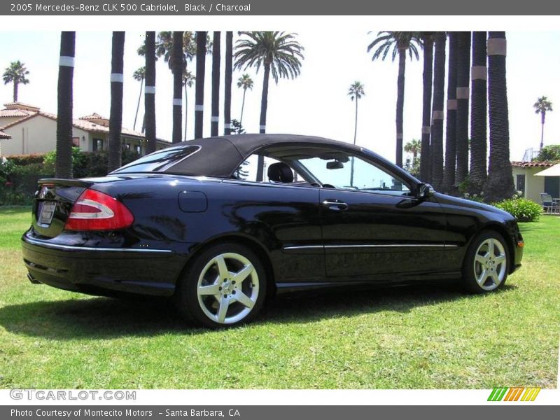Black / Charcoal 2005 Mercedes-Benz CLK 500 Cabriolet