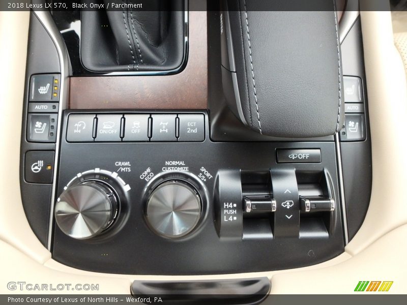 Controls of 2018 LX 570
