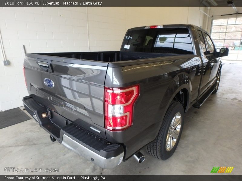 Magnetic / Earth Gray 2018 Ford F150 XLT SuperCab