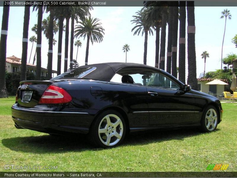 Black / Charcoal 2005 Mercedes-Benz CLK 500 Cabriolet