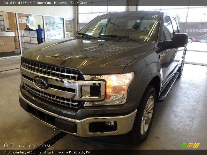 Magnetic / Earth Gray 2018 Ford F150 XLT SuperCab