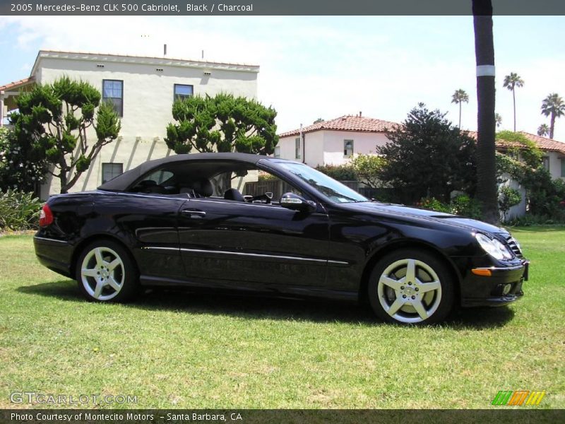Black / Charcoal 2005 Mercedes-Benz CLK 500 Cabriolet