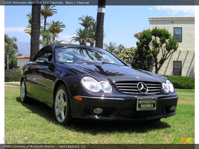 Black / Charcoal 2005 Mercedes-Benz CLK 500 Cabriolet