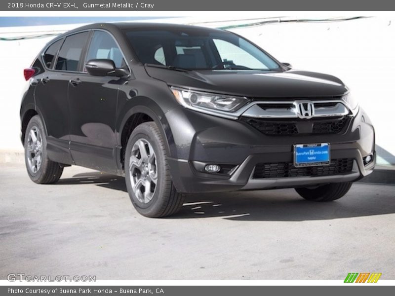 Gunmetal Metallic / Gray 2018 Honda CR-V EX-L